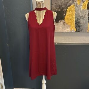 Miami Red Shift Dress